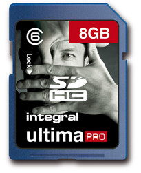 8GB Class 6 UltimaPro SDHC Card INSDH8G6