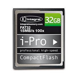 32GB Compact Flash iPro x100 INCF32G100WV2